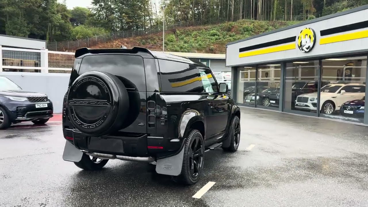 New 2025-75 LAND ROVER DEFENDER Hardtop COMMERCIAL OBSIDIAN Wide Arch in Black sale at Castle Motors