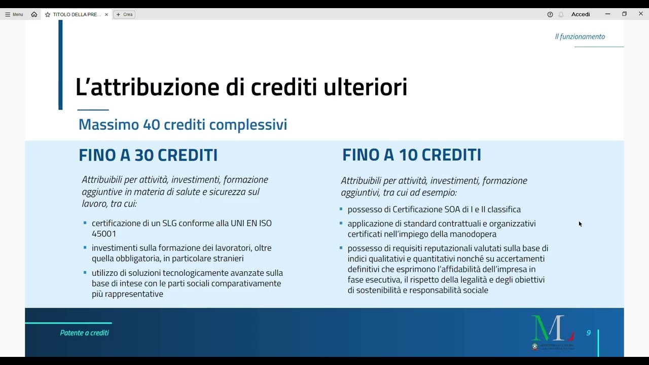 Sicurezza nei Luoghi di Lavoro - Normativa Prof. Ferrante Mauro Giuseppe