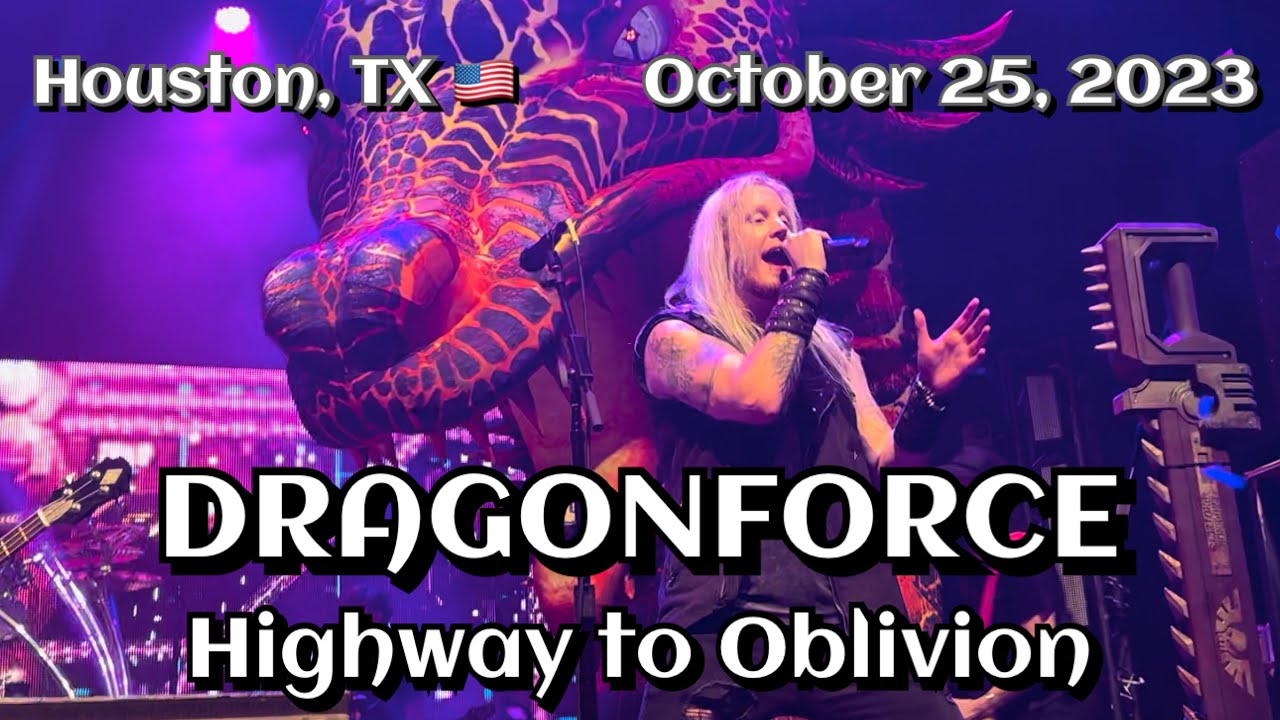 Dragonforce - Highway to Oblivion @House of Blues, Houston, TX 🇺🇸 October 25, 2023 LIVE HDR 4K
