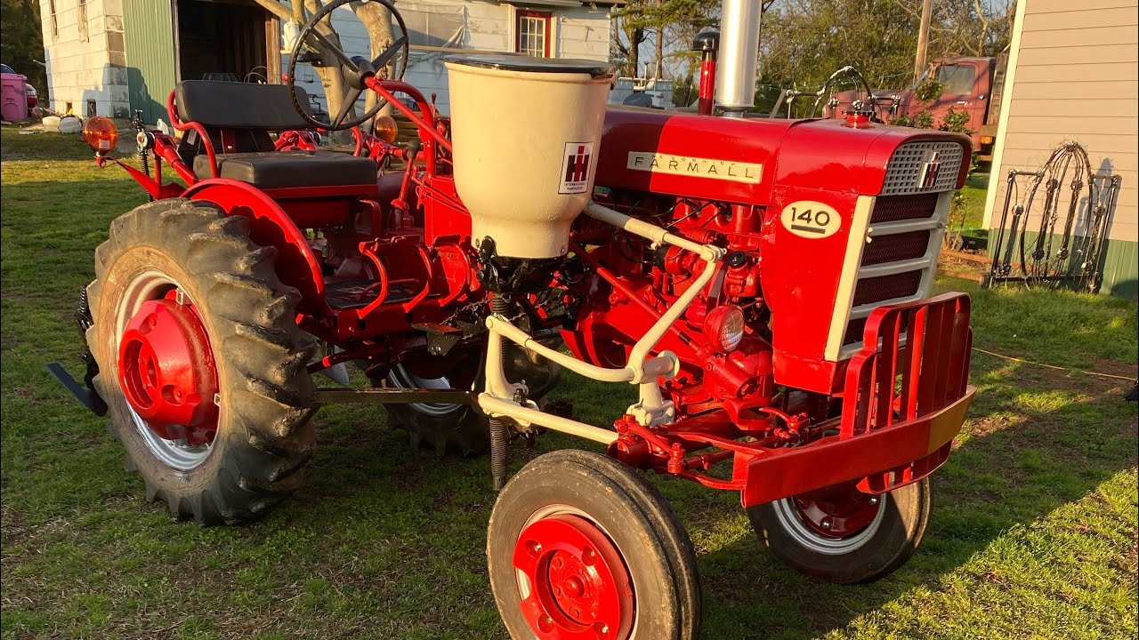 IH farmall super A 100 130 140 governor adjustment and up and down lopping fixed