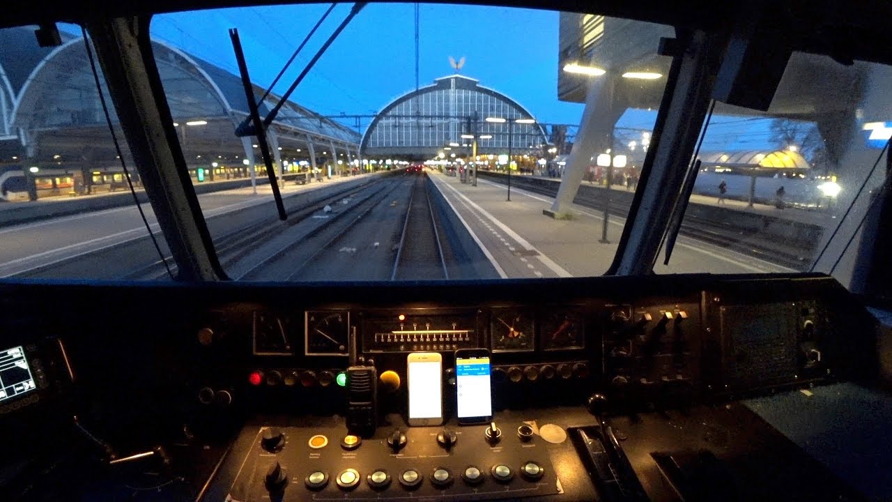 Train Driver's POV Uitgeest - Amsterdam - Utrecht SGM 2018