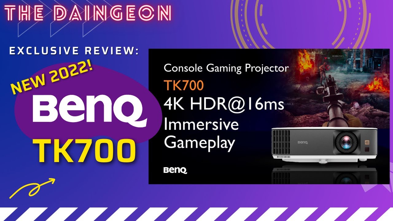New 2022: BenQ TK700 Long Throw 4K Gaming Projector