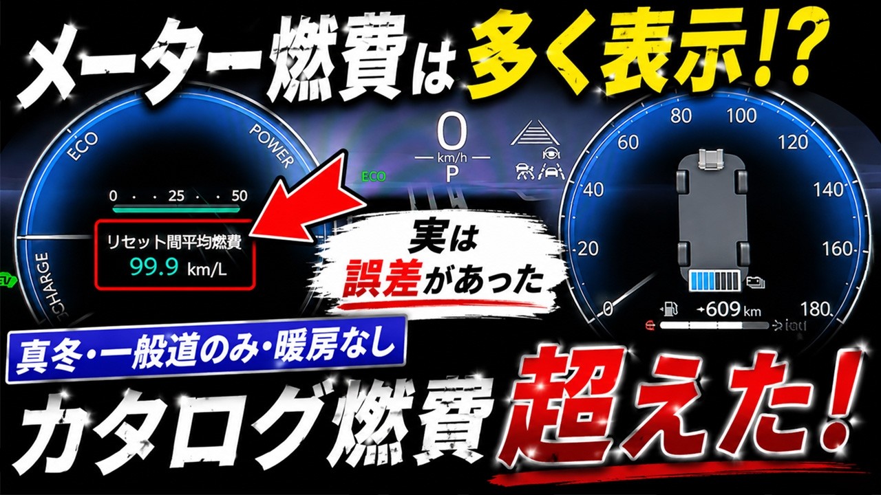 【騙されるな】表示燃費と実燃費は違う？カローラクロス 一般道で燃費検証！れんとのパパ