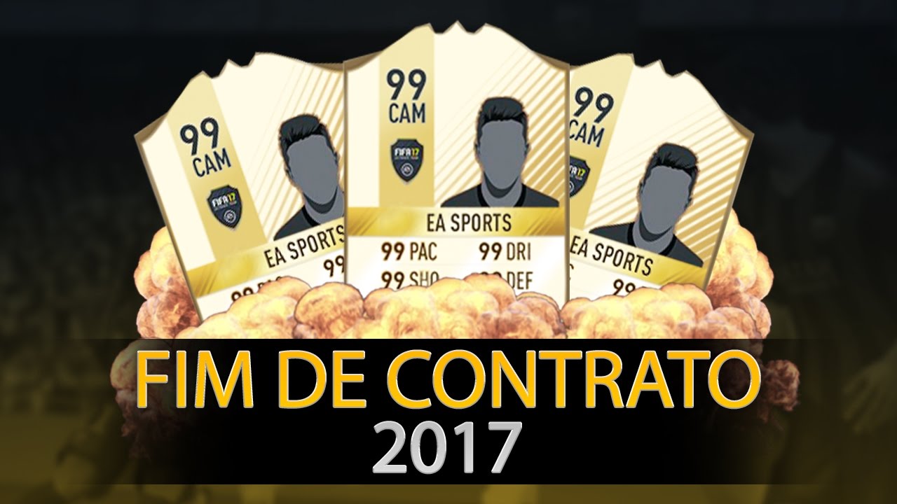 27 jogadores em fim de contrato na temporada 2017 (FIFA17)