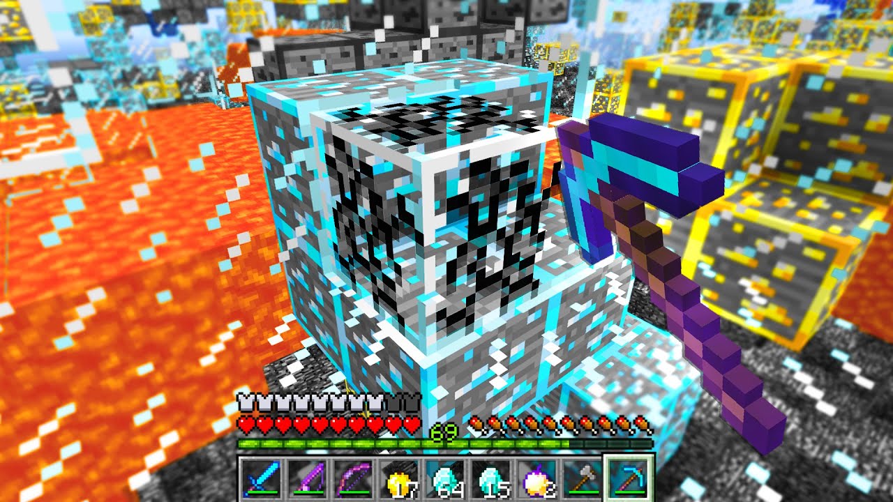 Minecraft UHC but the entire world is GLASS..