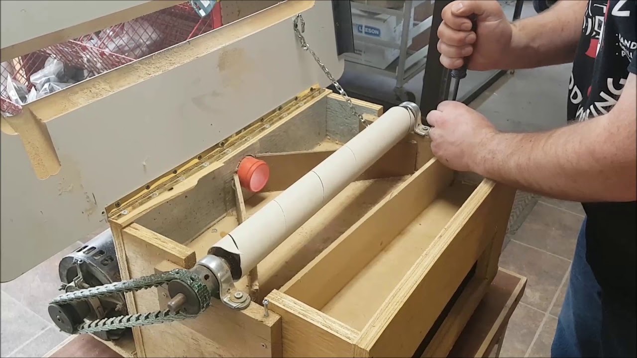 EthAnswers Homemade V Drum Sander Tour and Setup