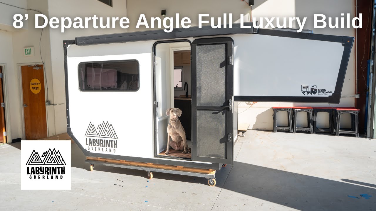 Video tour of our 8' departure angle luxury camper