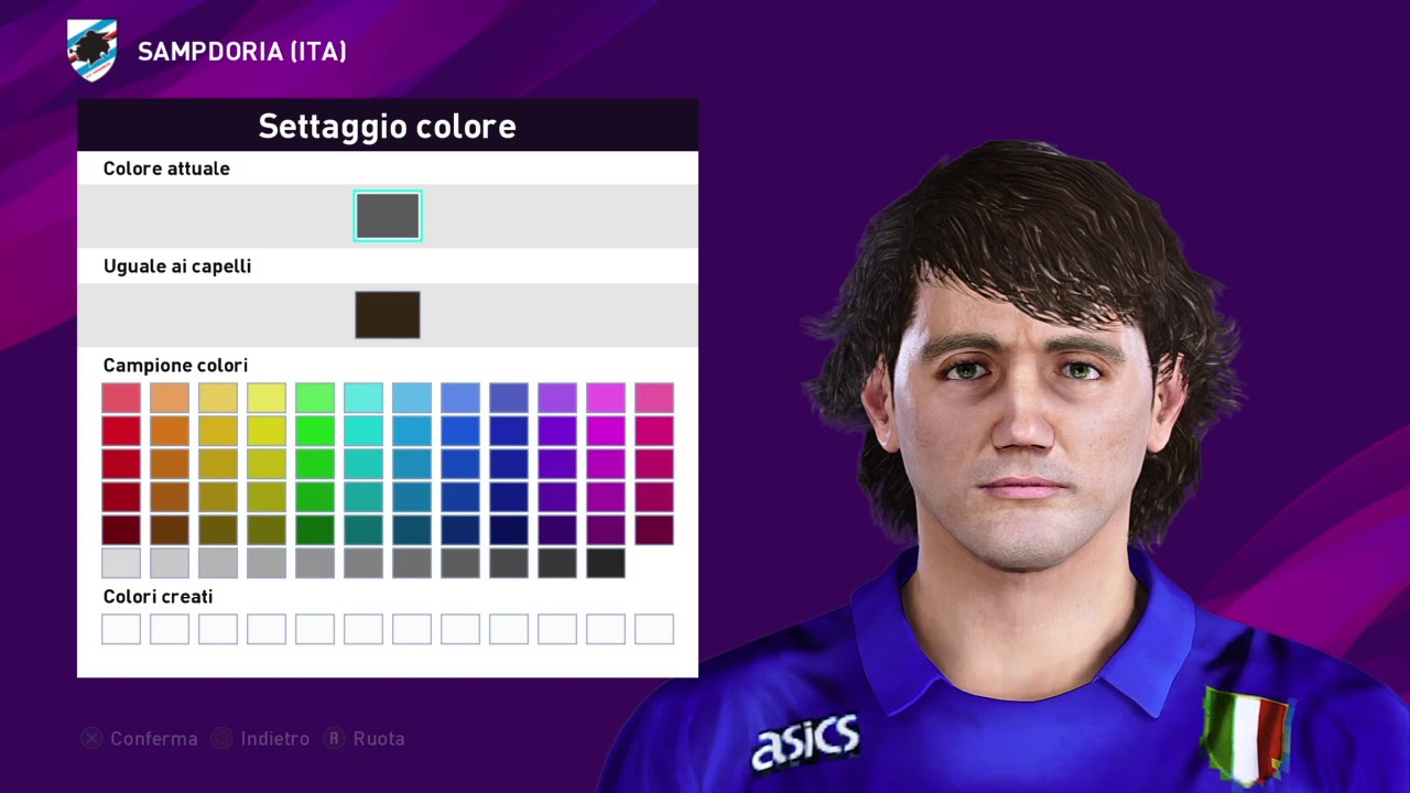 PES 2020 - Roberto Mancini face