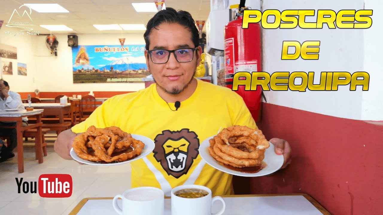 Probando Postres de Arequipa