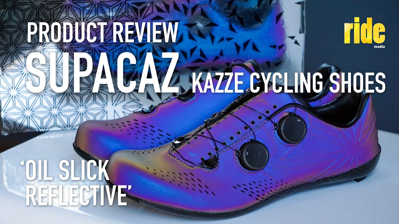 Product Review: Supacaz Kazze shoes (pt 1), ‘Oil Slick Reflective’ – unboxing + initial impressions