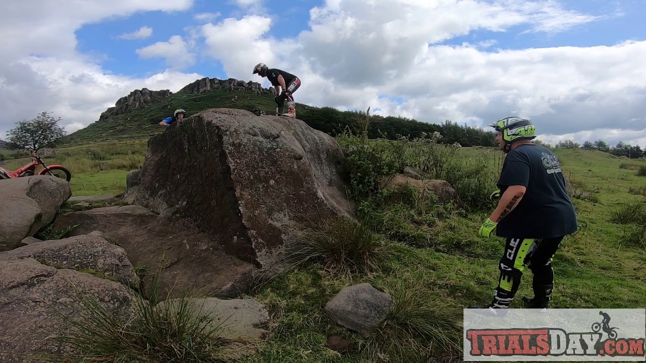 Trials training with stu day at trialsday.com gasgas sherco fun day off road