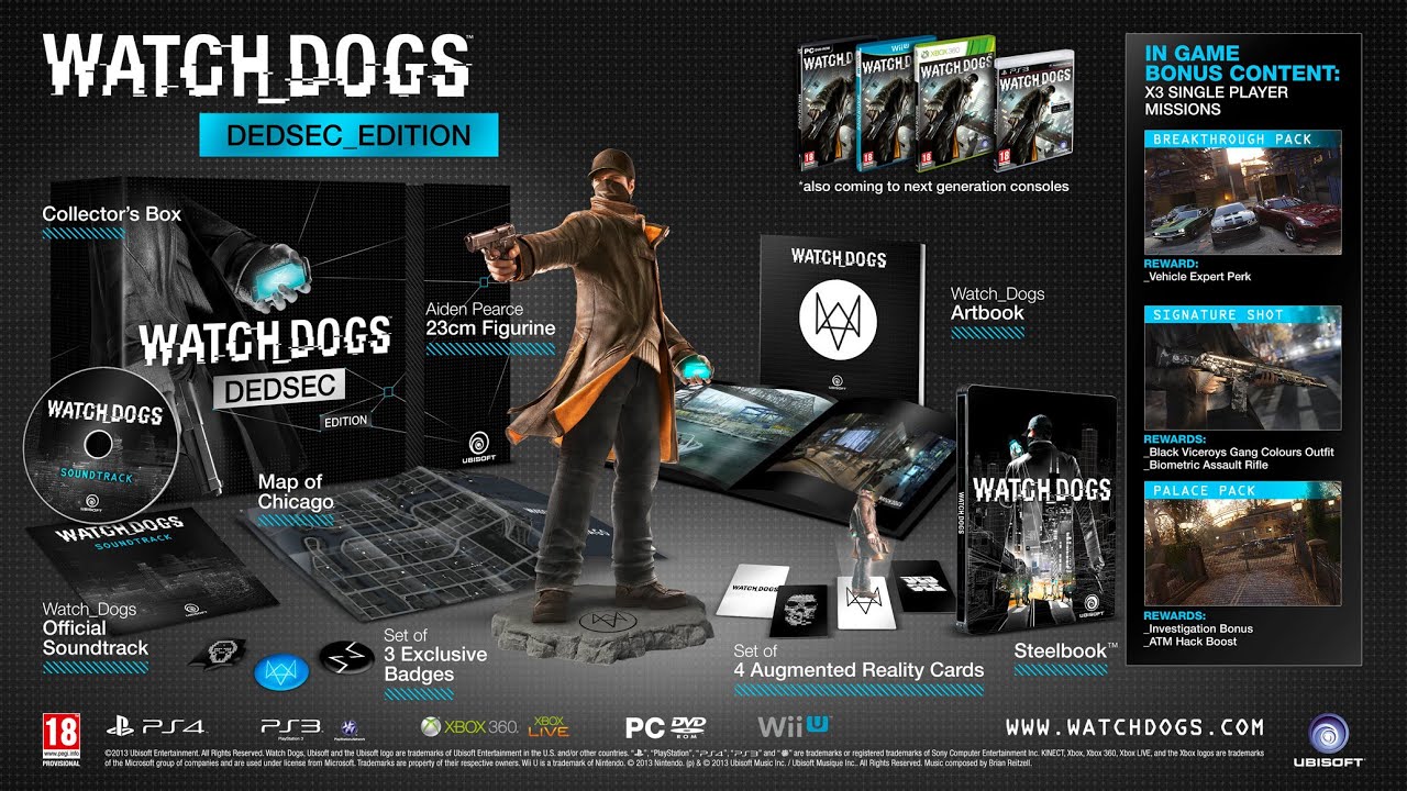 Unboxing : Watch_Dogs Dedsec Edition (Edycja Kolekcjonerska)