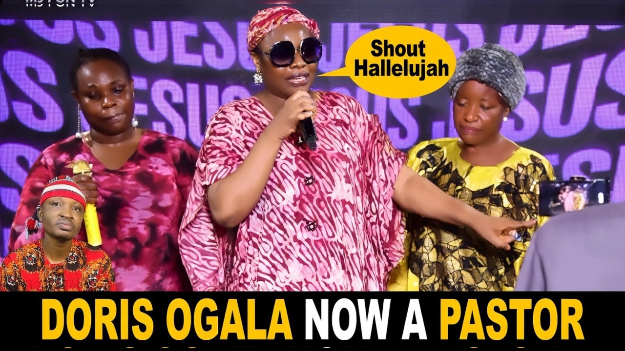 Doris Ogala Now A Pastor Preaching At Apostle Belemzy Church