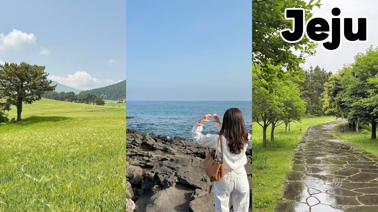 [Jeju vlog] 5월의 제주도 여행 • 폭싹속았수다 촬영지 • 제주도 맛집 • 바다뷰 카페 • 오설록 • 제주도 소품샵 • 비오는날의 제주
