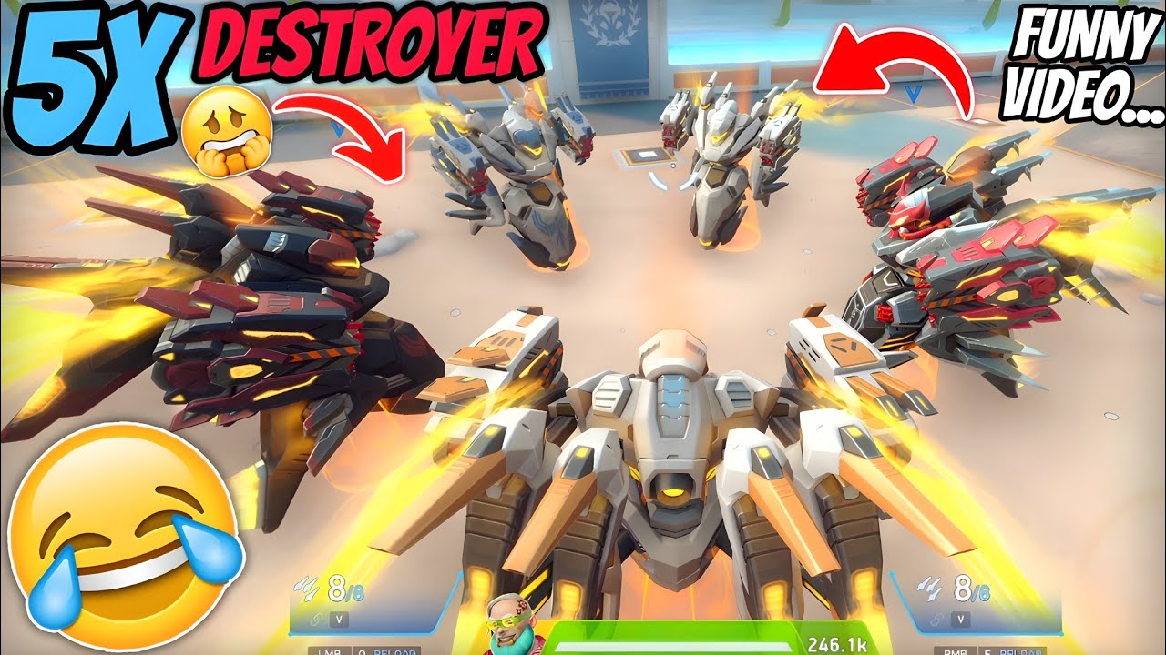 5X Deathwalker DANGEROUS Challenge 😱🤯 - Mech Arena