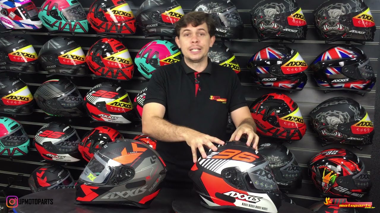 Capacete Axxis Draken ou Eagle, Qual Deles Escolher? Assista o Vídeo e Tire Sua Opinião!