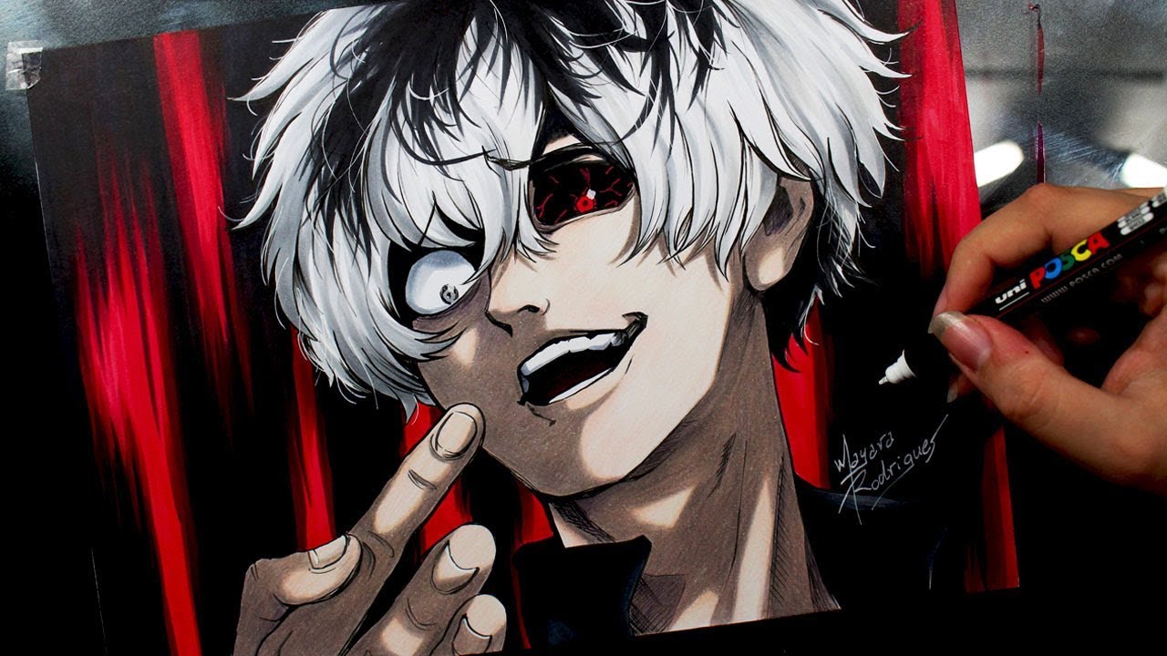 Speed Drawing - Haise Sasaki [Tokyo Ghoul:re]