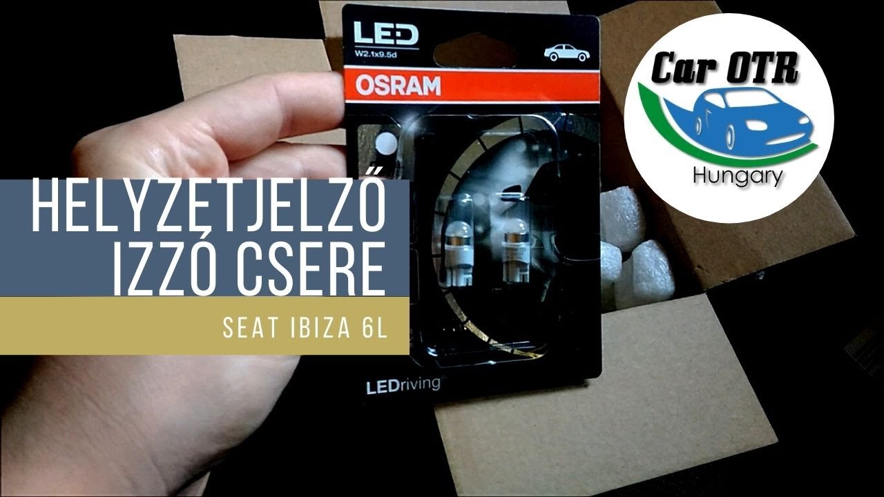 Hogyan cseréltem #helyzetjelző izzót az autómban? Seat Ibiza 6L
