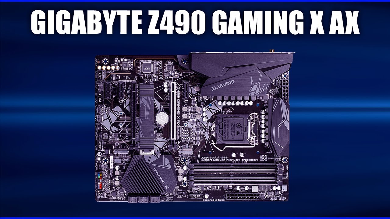 Материнская плата Gigabyte Z490 GAMING X AX