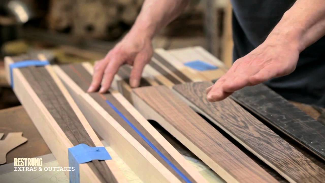 How to Build a Bass Guitar - Step #4 - Necks at Different Stages