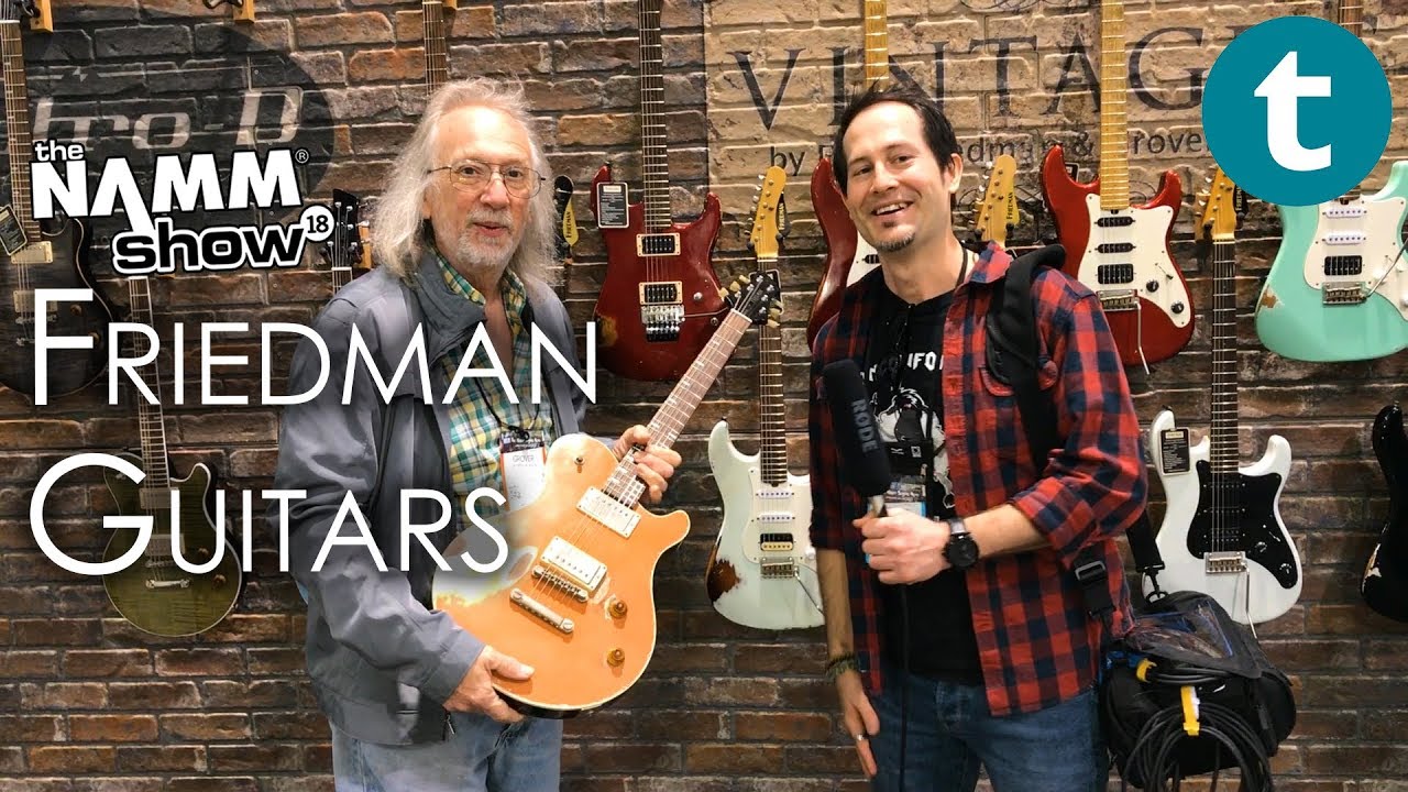 NAMM 2018 | New Dave Friedman Guitars | Talk feat. Grover Jackson