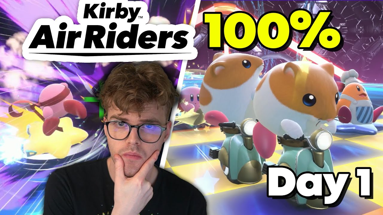 The Beginning of My Journey To Do All 750 Checkboxes in Kirby Air Riders
