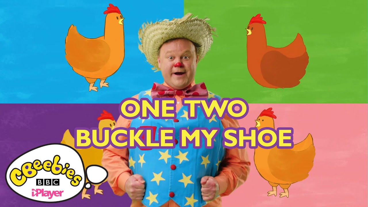 Mr Tumble's One Two Buckle My Shoe Nursery Rhyme! CBeebies Something Special