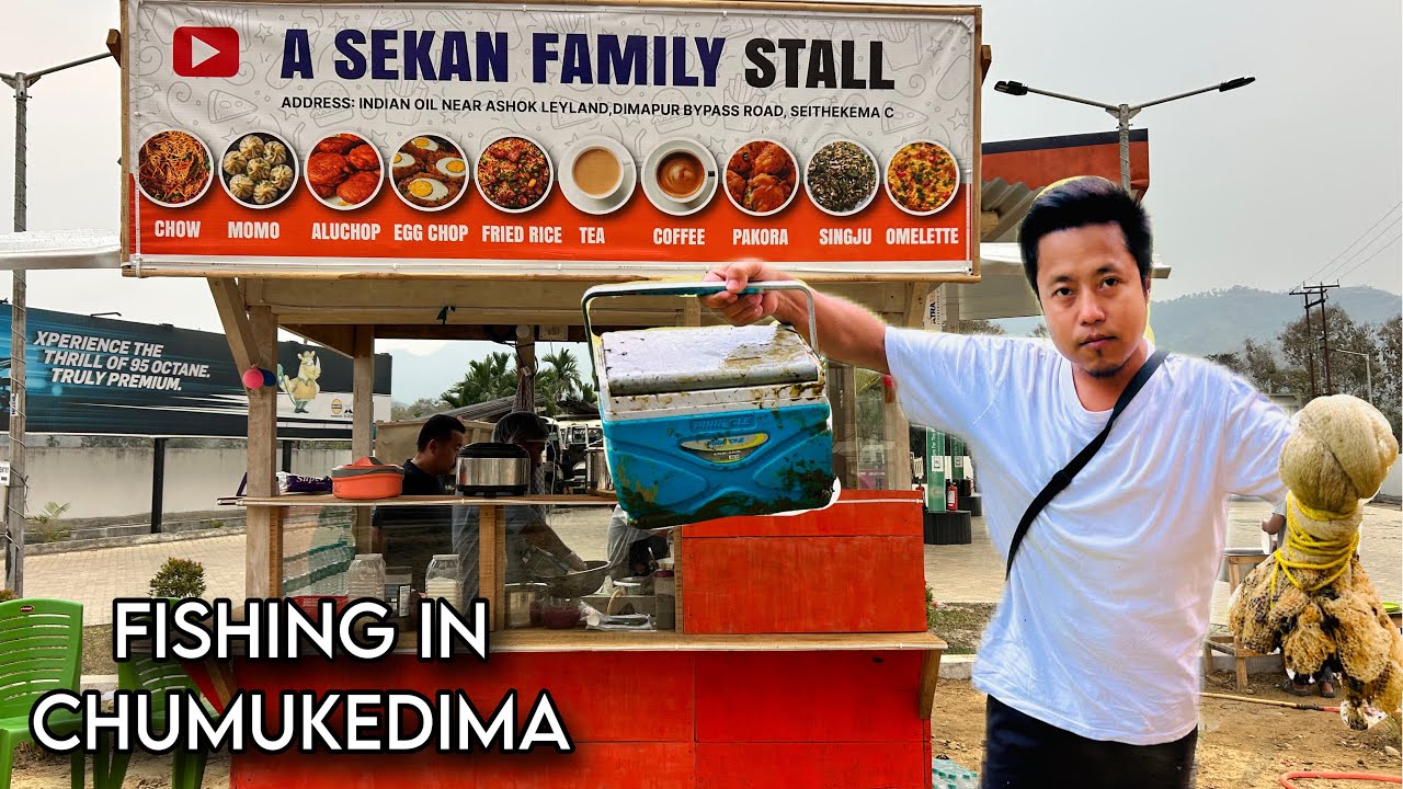 Fishing in Chumukedima || Visited @Asekanfamily  stall 