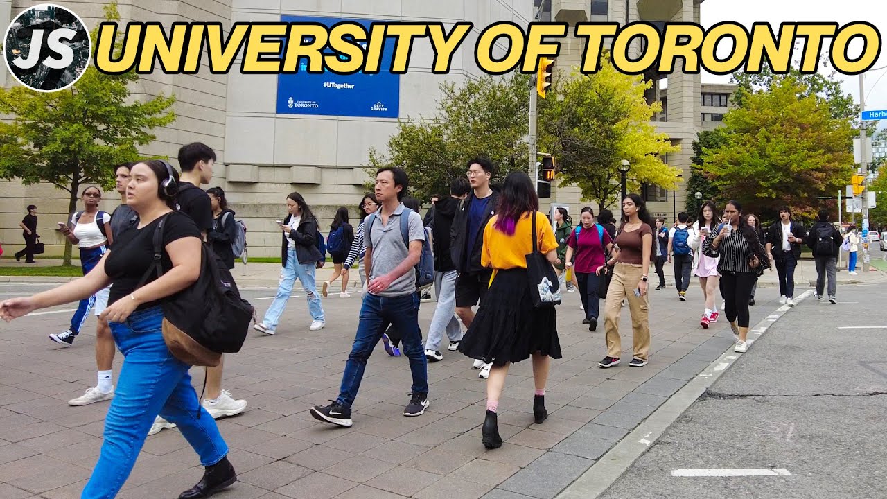 Крупнейший университет Канады | Прогулка по кампусу UofT в центре Торонто