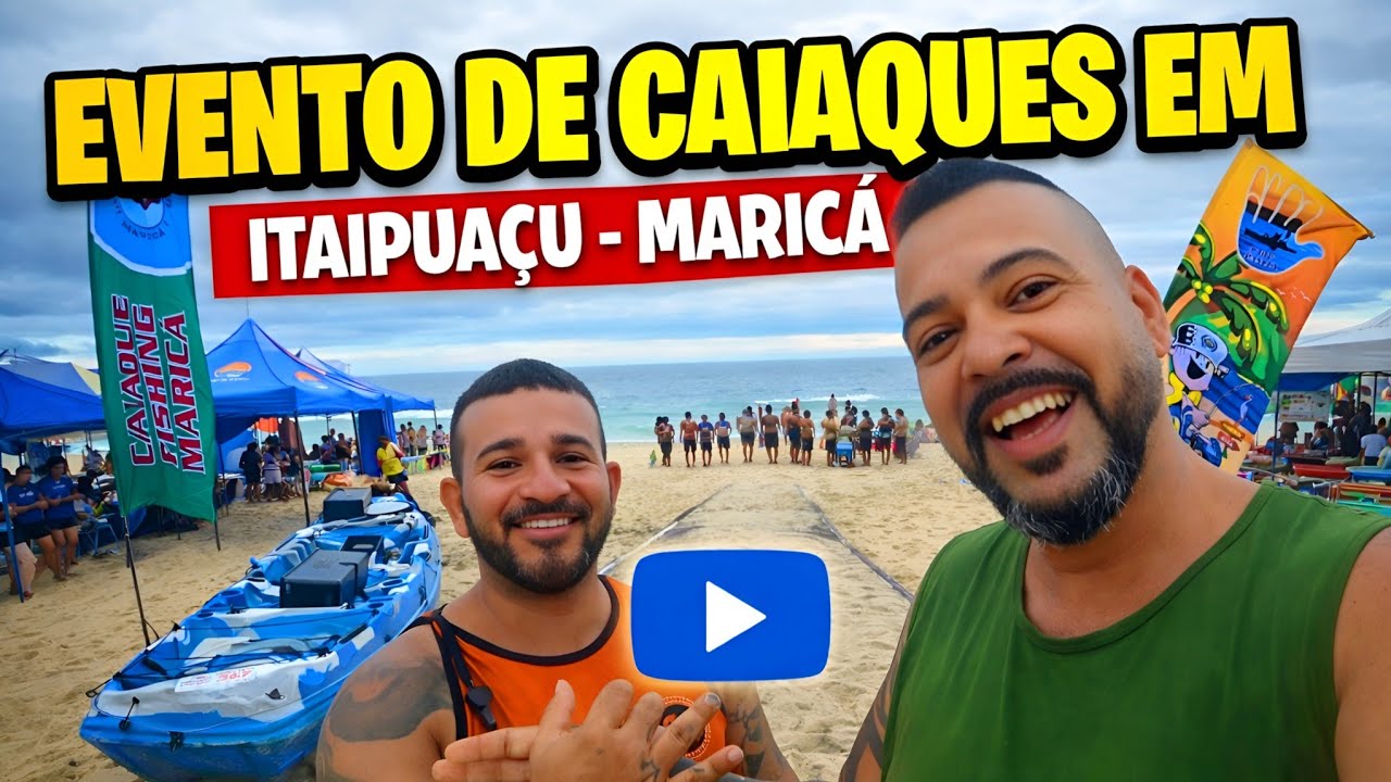 Itaipuaçu Maricá em festa! Não perca nesse domingo o maior festival de caiaqueiros do Brasil 🛶😲