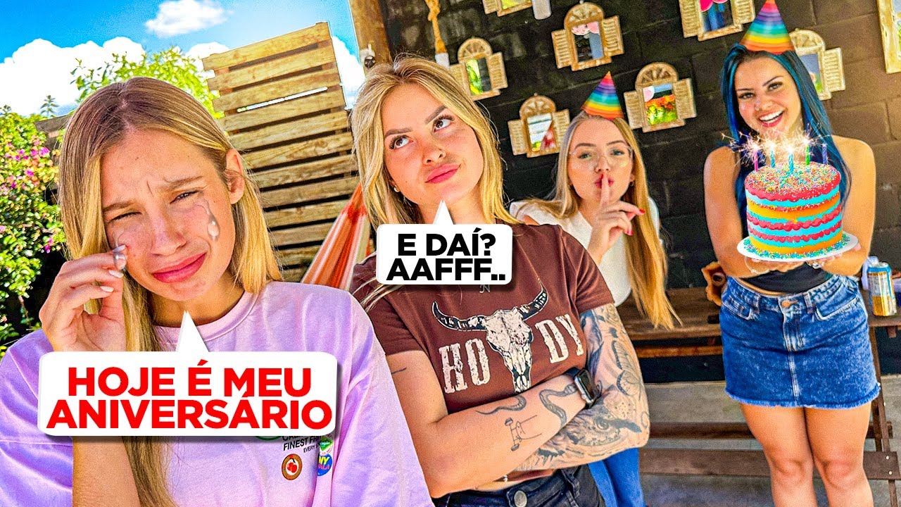 IGNOREI A HELO NO DIA DO ANIVERSÁRIO DELA!! 🥺 *teve festa surpresa*