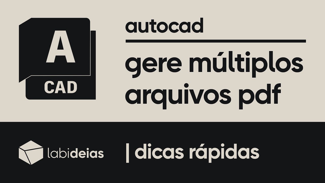 autocad | como gerar o pdf das pranchas