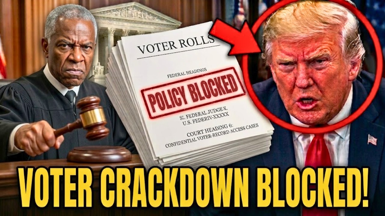 Trump Furious: Judge Rules His Voter Roll Crackdown Unlawful