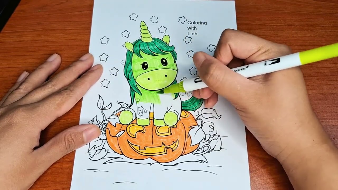 🦄🎃 Unicorn Marker Magic | Episode 24 | Pumpkin Patch Pal! 🍂✨