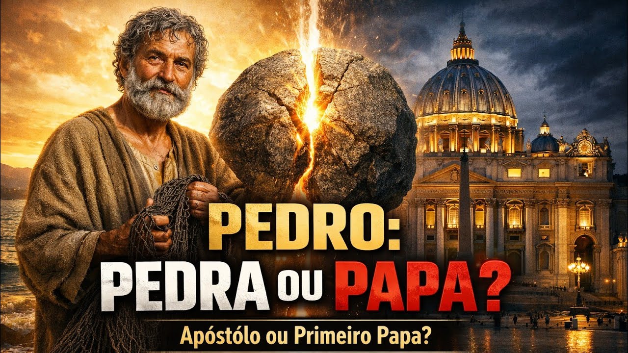 🔥 Pedro: Apóstolo ou Primeiro Papa? A Verdade Bíblica que Pode Mudar Sua Fé (Estudo Ao Vivo)