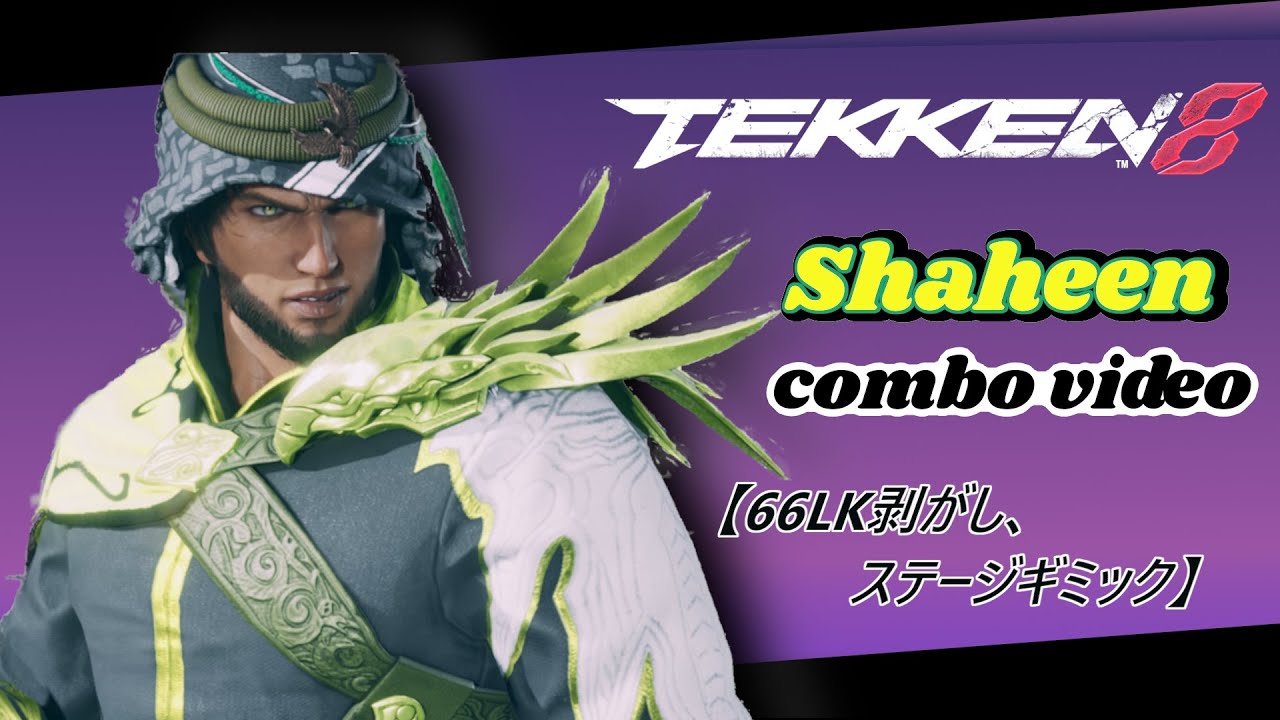 【鉄拳8】Nice Bird Shaheen combo 実戦で使っているもののみまとめてみた3(English subtitles added）