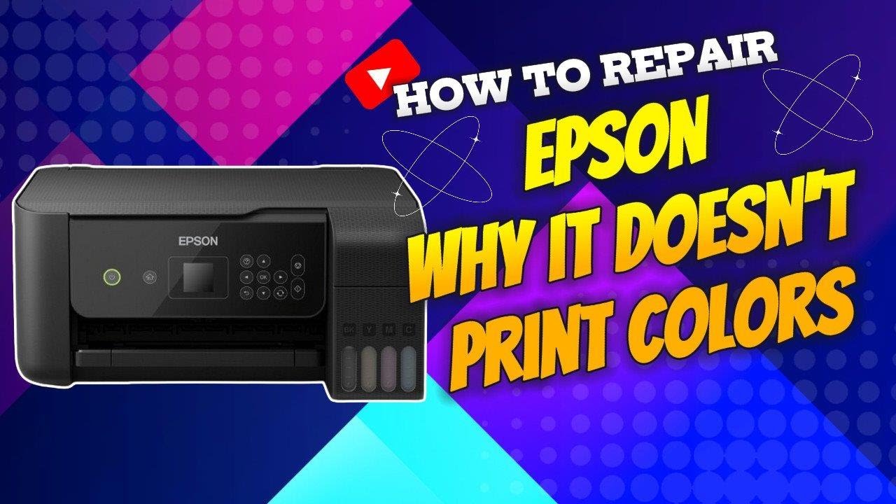 Printer EPSON L3160 no color printing problem. Simply solve.
