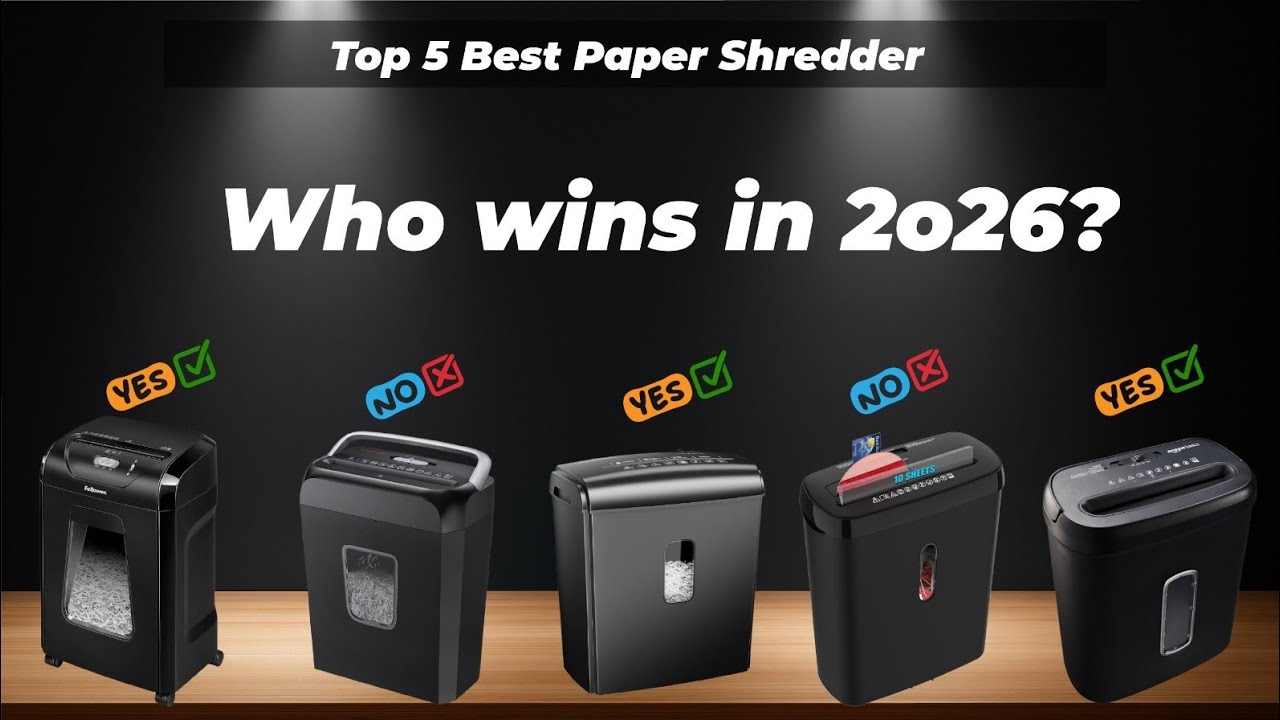 ✅ Top 5 Best Paper Shredder [Watch This Before You Make a Choice!]