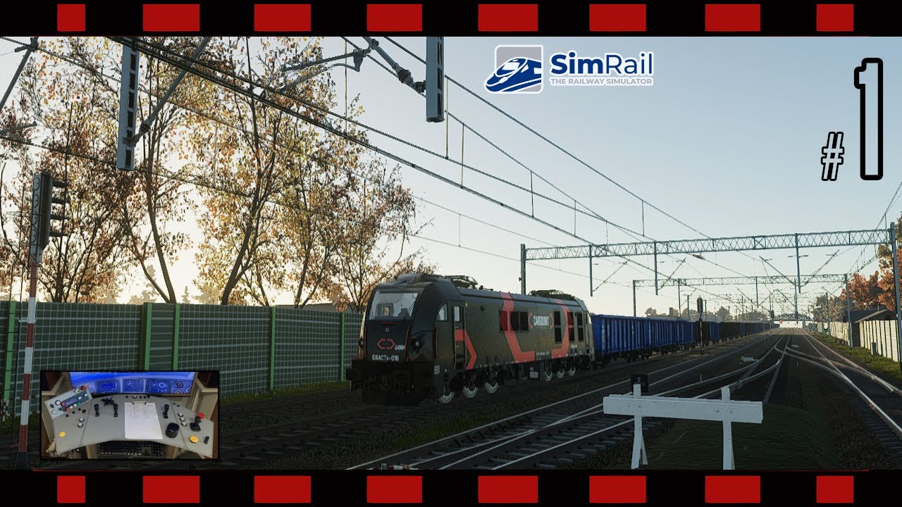 SimRail #1 - Spokojna służba jesienną porą (Dąbrowa Górnicza Płd. - Zawiercie). E6ACTa Dragon 2.
