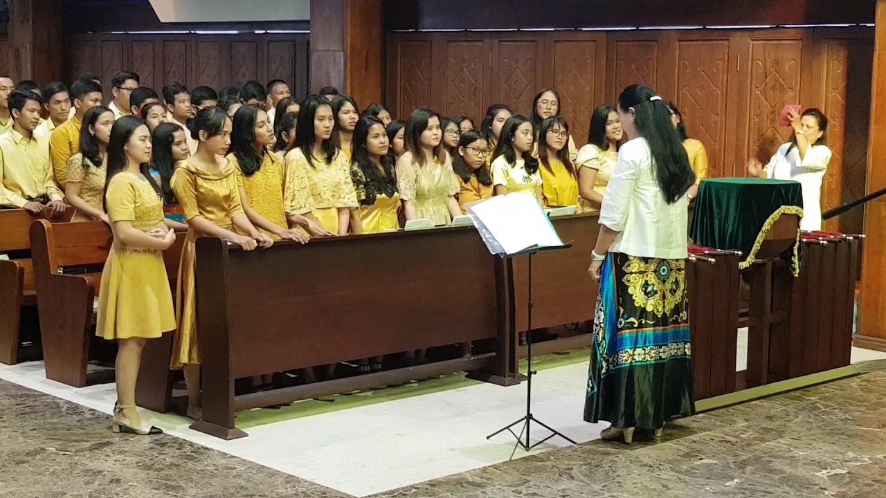 Koor Remaja HKBP Ciledug  Minggu 28 juli 2019-2