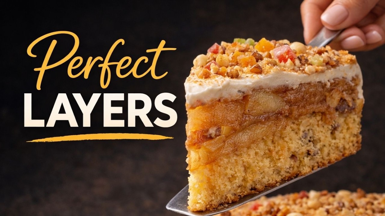Apple Upside-Down Cake with Perfect Layers