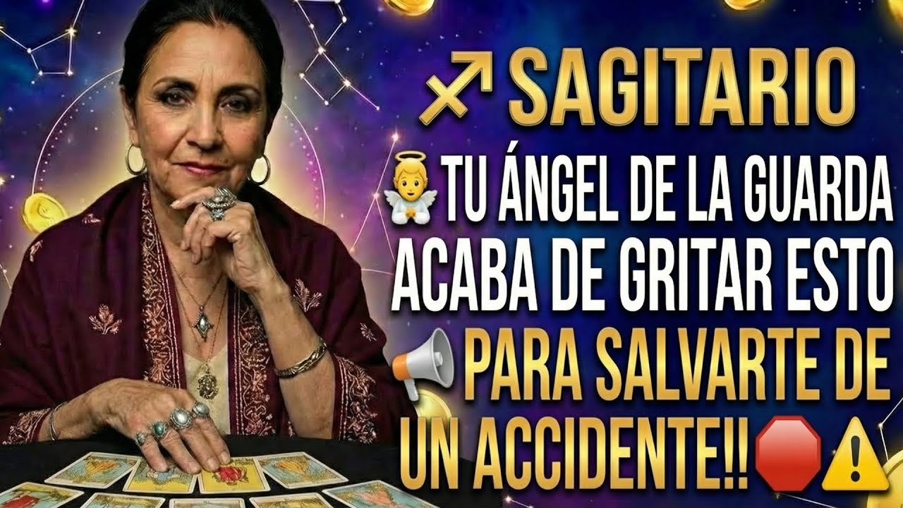 ♐ SAGITARIO: 👼 TU ÁNGEL DE LA GUARDA ACABA DE GRITAR ESTO 📢 PARA SALVARTE DE UN ACCIDENTE!! 🛑⚠️