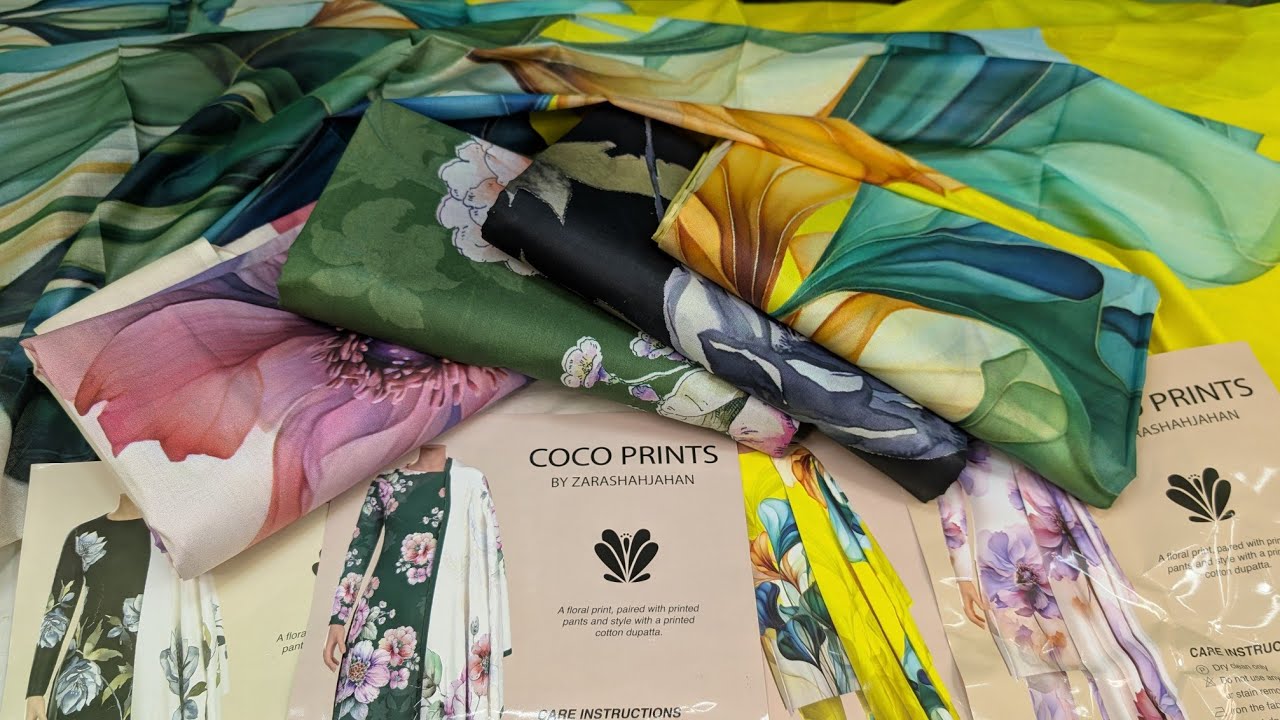 Trend New🎉 COCO PRINT Dress collection 2025 মোস্ট ভাইরাল কোকো প্রিন্ট থ্রি পিস কিনুন স্বল্প দামে 🥰