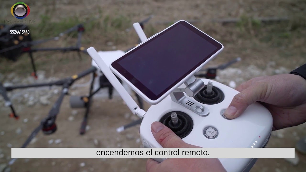 Prueba de eficiencia Agras DJI MG 1P en español