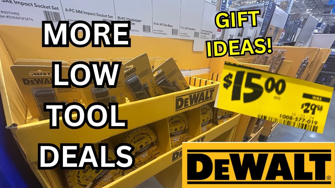 Home Depot Lowe’s Бесплатные электроинструменты Dewalt Новые невероятные предложения на инструмен...