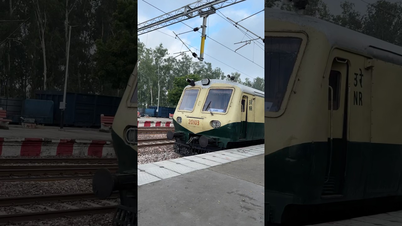 Very Old & Rarest Delhi to Dankaur Local Train Departure at Maripat Station #shorts #viral