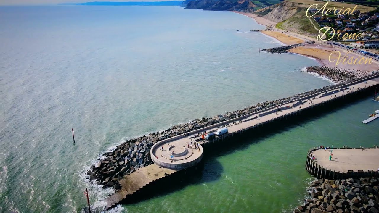 🇬🇧 DRONE over West bay, Dorset, U.K.❤️
