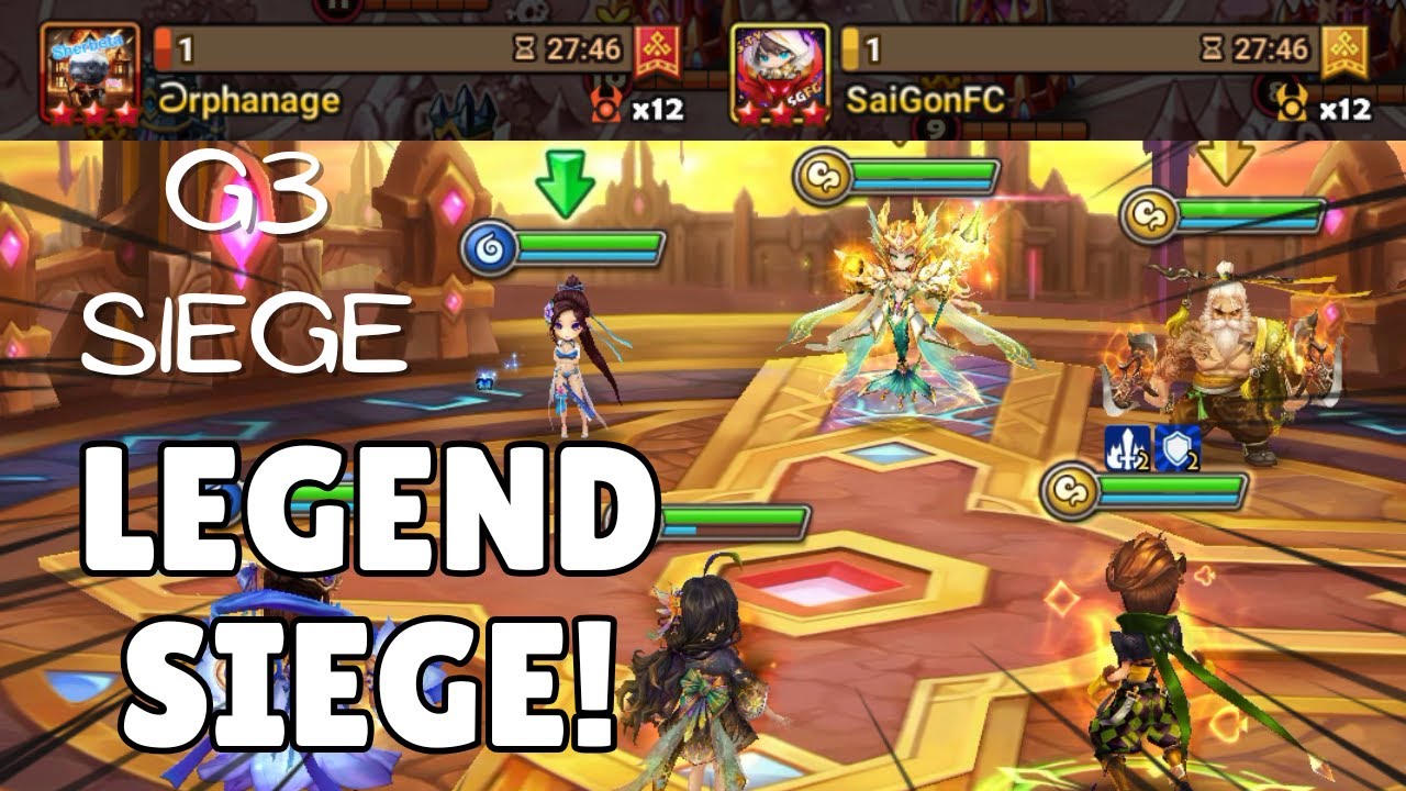 G3 SIEGE : ටrphanage / SaiGonFC - We Matched The Legend of Last Season! - Summoners War