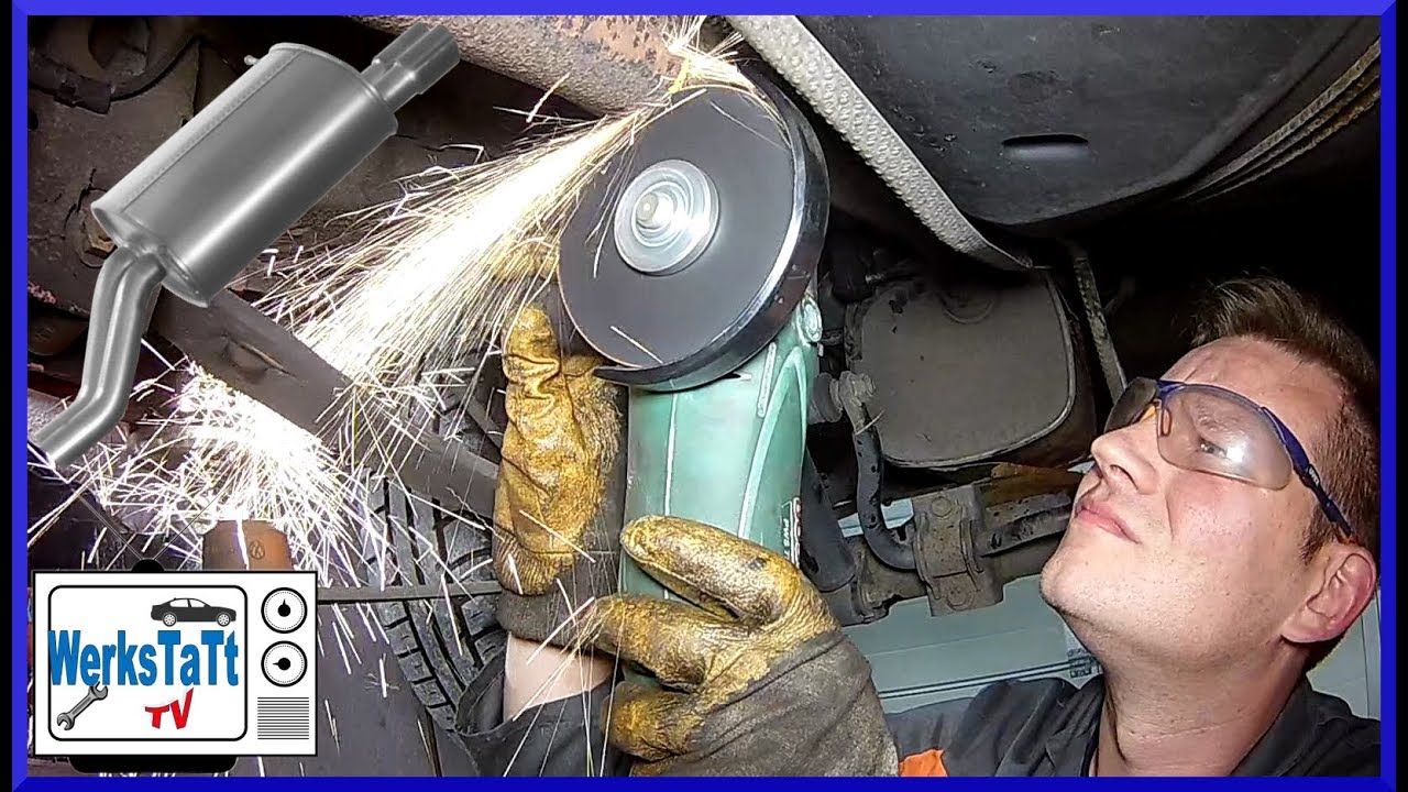 ►VW Caddy◄ Endschalldämpfer wechseln [Replace Muffler] ◢WERKSTATT-TV◣