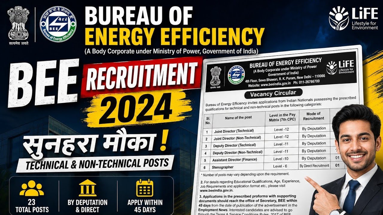 Ministry of Power Stenographer & Assistant , Recruitment 2026 📢 New Jobs vacancy 